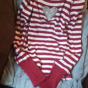 Twisted heart sweater